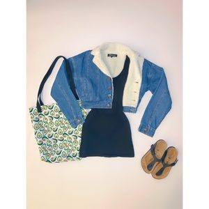 Fleece Lined Denim Jacket